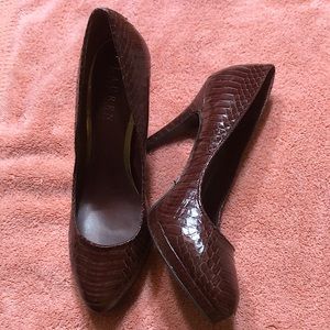 Ralph Lauren Burgundy Red heel